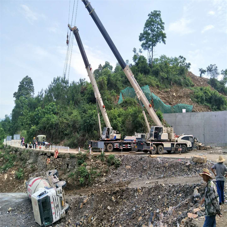 西安西安24小时应急道路救援吊装吊装现场实拍